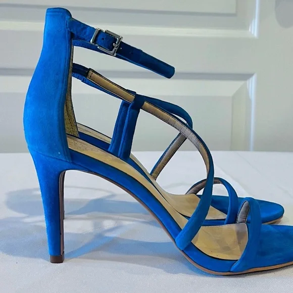 Vince Camuto Blue Strappy Sandals - Picture 4 of 7